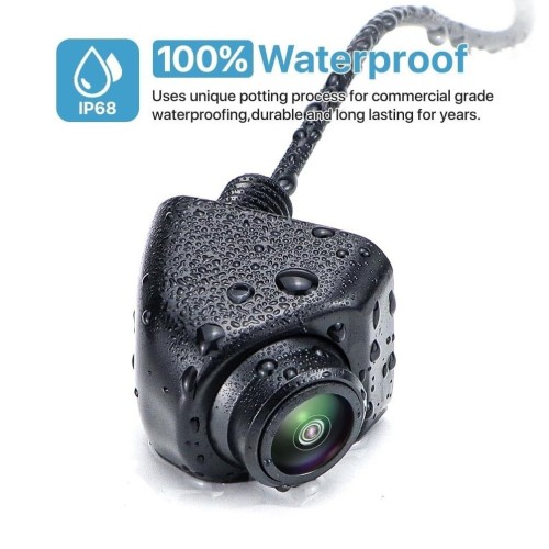 Universal Korean car plug-in right blind spot front view starlight night vision car waterproof reversing image camera
