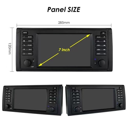 Screen compatible with BMW 5 Series E39 Android CarPlay
